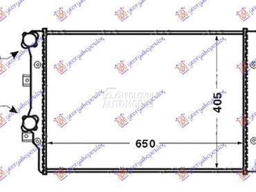 HLADNJAK MOTORA 2.0 TFSi BENZI za Škoda Octavia od 2004. do 2008. god.