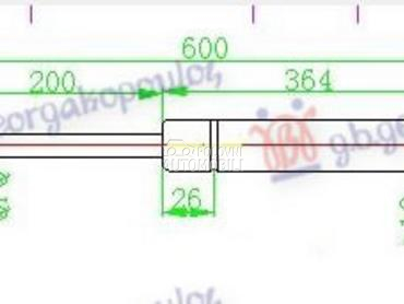 AMORTIZER GEPEK VRATA 5 VRATA za Ford Fiesta od 2002. do 2008. god.