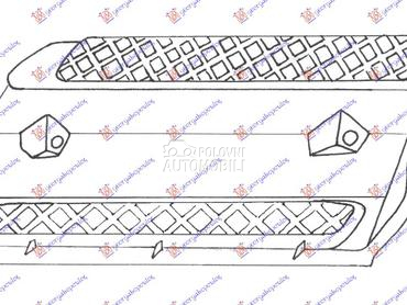 RESETKA PREDNJEG BRANIKA 3 VRA za Fiat Punto od 1999. do 2003. god.