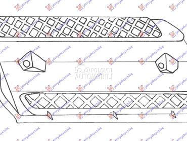 RESETKA PREDNJEG BRANIKA 3 VRA za Fiat Punto od 1999. do 2003. god.