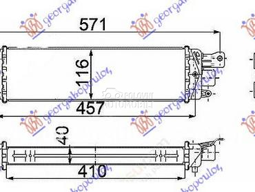 HLADNJAK INTERKULERA 1.3 JTD ( za Fiat Palio od 1999. do 2004. god.