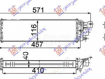 HLADNJAK INTERKULERA 1.3 JTD ( za Fiat Strada od 2005. do 2014. god.