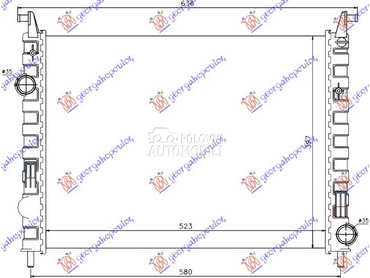 HLADNJAK MOTORA 1.3 JTD (523x3 za Fiat Albea od 2005. do 2025. god.