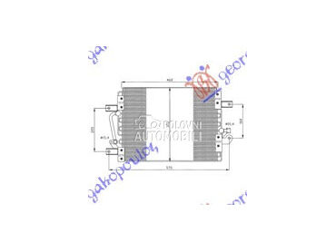 HLADNJAK KLIME 1.7 TD 1.9 D (4 za Fiat Strada od 1999. do 2005. god.