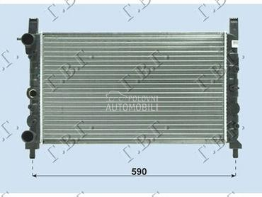 HLADNJAK MOTORA 1.3/1.4 TURBOi za Fiat Uno od 1989. do 1993. god.