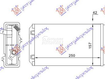 GREJAC KABINE (246x157) (BEZ P za Alfa Romeo 146 od 1999. do 2001. god.