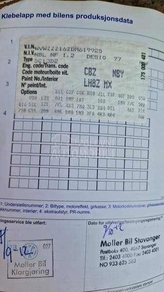 Volkswagen Nova Buba 1.2i novaa