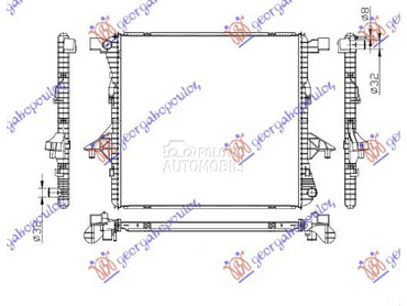 HLADNJAK MOTORA 2.0 TSI... za Volkswagen Amarok od 2016. do 2022. god.