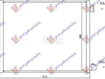 HLADNJAK KLIME 1.2DIG 1.5i 16V za Nissan Micra od 2010. do 2013. god.