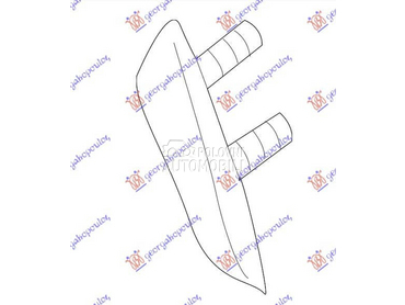 POKLOPAC KUKE PREDNJEG BRANIKA za Mercedes Benz CLA Klasa od 2016. do 2019. god.