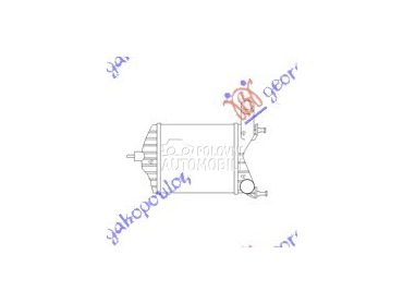 HLADNJAK INTERKULERA 1.3 MJTD za Lancia Ypsilon od 2003. do 2011. god.