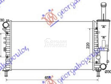 HLADNJAK MOTORA 1.2 8V/16V 03- za Fiat Punto od 2003. do 2011. god.