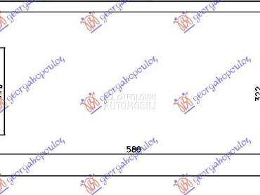 HLADNJAK MOTORA 1.9 JTD (58x30 za Fiat Punto od 2003. do 2011. god.