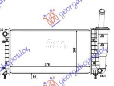 HLADNJAK MOTORA 1.2 8/16V (58x za Fiat Idea od 2004. do 2010. god.