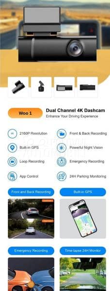 4K DVR kamera za snimanje saob