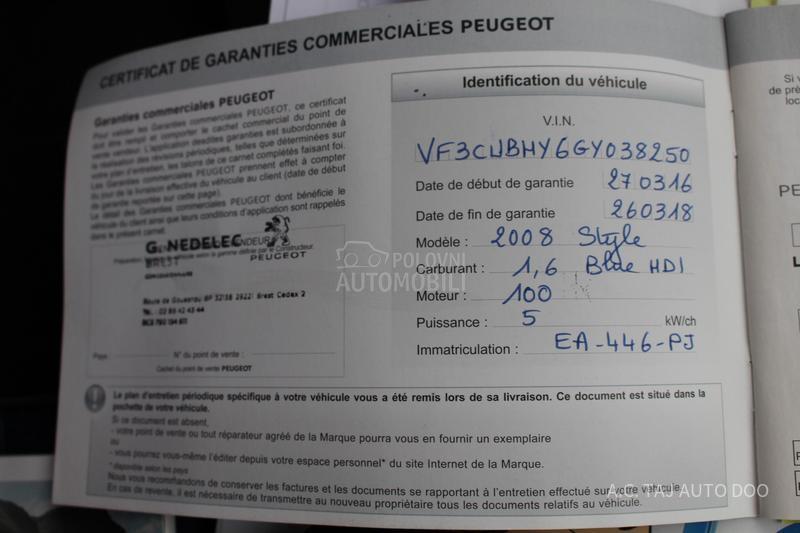 Peugeot 2008 1.6 HDI STYLE