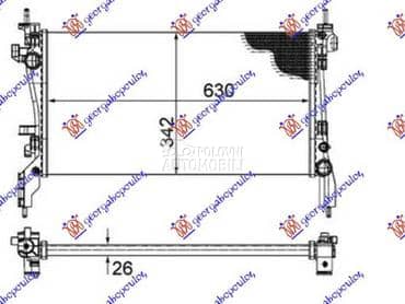 HLADNJAK MOTORA 1.3 MJTD... za Peugeot Bipper za 2008. god.