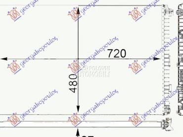 HLADNJAK MOTORA DODATNI... za Audi Q7 od 2015. do 2019. god.