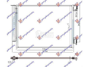 HLADNJAK KLIME za Nissan Micra za 2017. god.