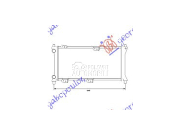 HLADNJAK MOTORA 1100 4X4 BENZI za Fiat Panda od 1986. do 2003. god.