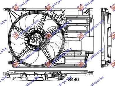 VENTILATOR KOMPLET... za MINI One od 2014. do 2021. god.