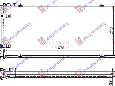 HLADNJAK MOTORA BENZIN/DIZEL ( za Seat Toledo od 1991. do 1995. god.