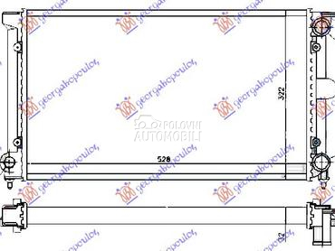 HLADNJAK MOTORA BENZIN/DIZEL ( za Volkswagen Caddy od 1979. do 1995. god.
