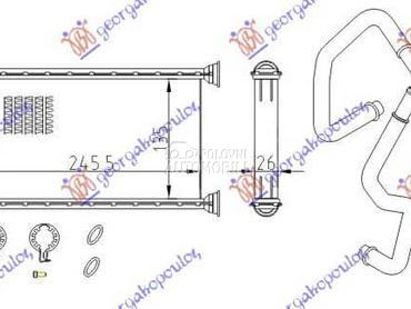 GREJAC KABINE (135x245) za Dodge Nitro za 2007. god.