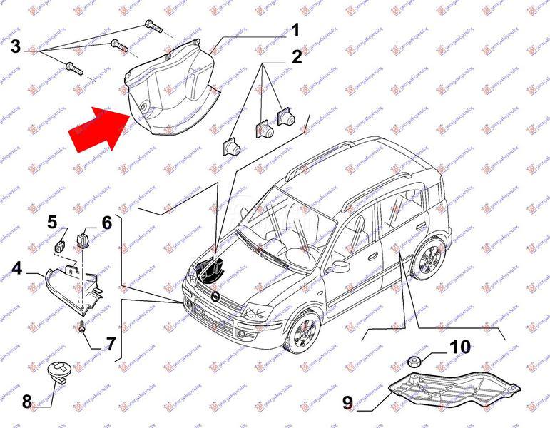 ZASTITA ISPOD ALTERNATORA (1.1