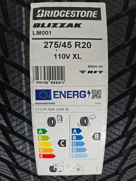 Bridgestone 275/45 R20 Zimska