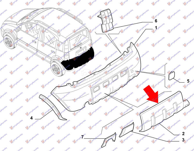 LAJSNA ZADNJEG BRANIKA (4WD) C