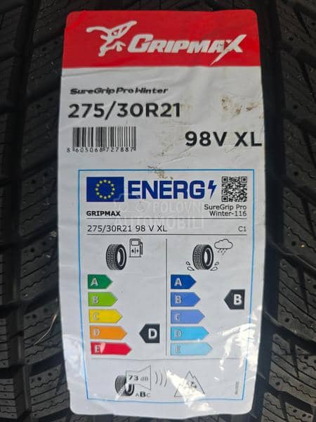 Gripmax 275/30 R21 Zimska