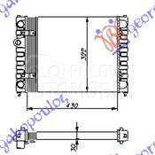 HLADNJAK MOTORA 1.0/1.3/1.4 BE