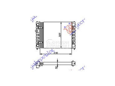 HLADNJAK MOTORA 1.0/1.3/1.4 BE za Volkswagen Caddy od 1996. do 2004. god.