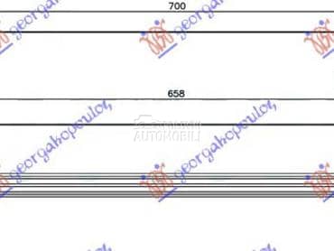 HLADNJAK INTERKULERA 1.6... za Ford Focus od 2011. do 2014. god.