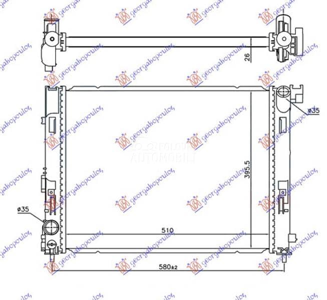 HLADNJAK MOTORA 1.0i 1.3...