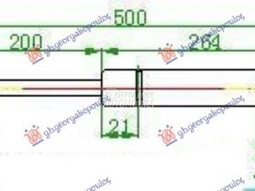 AMORTIZER GEPEK VRATA KARAVAN za Seat Cordoba od 1993. do 1995. god.