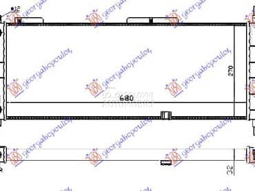 HLADNJAK MOTORA 1.4/1.6 ()... za Opel Corsa B od 1993. do 1995. god.