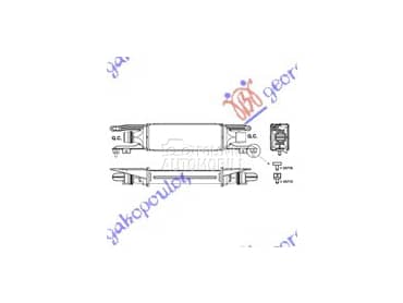 HLADNJAK INTERKULERA 1.3... za Opel Corsa D od 2006. do 2015. god.
