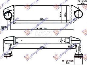 HLADNJAK INTERKULERA 3.0... za BMW X3 od 2007. do 2011. god.