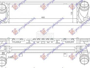HLADNJAK INTERKULERA... za BMW Serija 1 od 2011. do 2015. god.