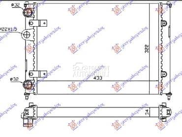 HLADNJAK MOTORA za Seat Ibiza od 1995. do 1997. god.