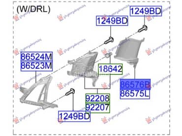 USMERIVAC VAZDUHA PREDNJEG... za Hyundai i20 za 2024. god.