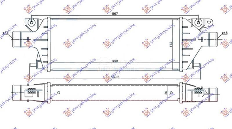 HLADNJAK INTERKULERA 2.0 JTD