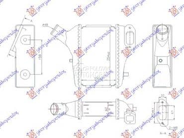 HLADNJAK INTERKULERA... za Honda CR-V od 2015. do 2017. god.