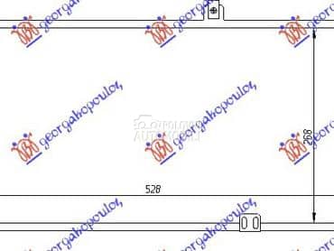 HLADNJAK MOTORA 1.3CC... za Opel Kadett od 1980. do 1985. god.