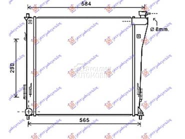 HLADNJAK MOTORA 1.7 CRDi... za Hyundai i40 za 2011. god.
