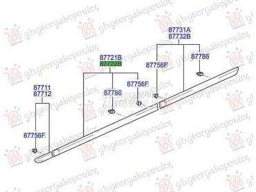 LAJSNA PREDNJIH VRATA... za Hyundai Matrix od 2001. do 2008. god.