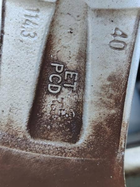 Aluminijumske felne  17" 5 x 114.3