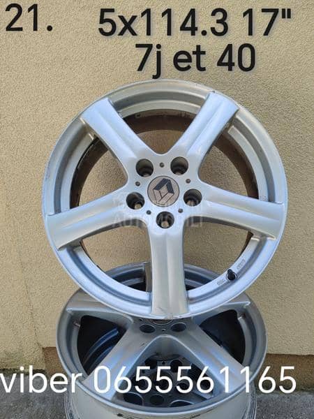 Aluminijumske felne  17" 5 x 114.3